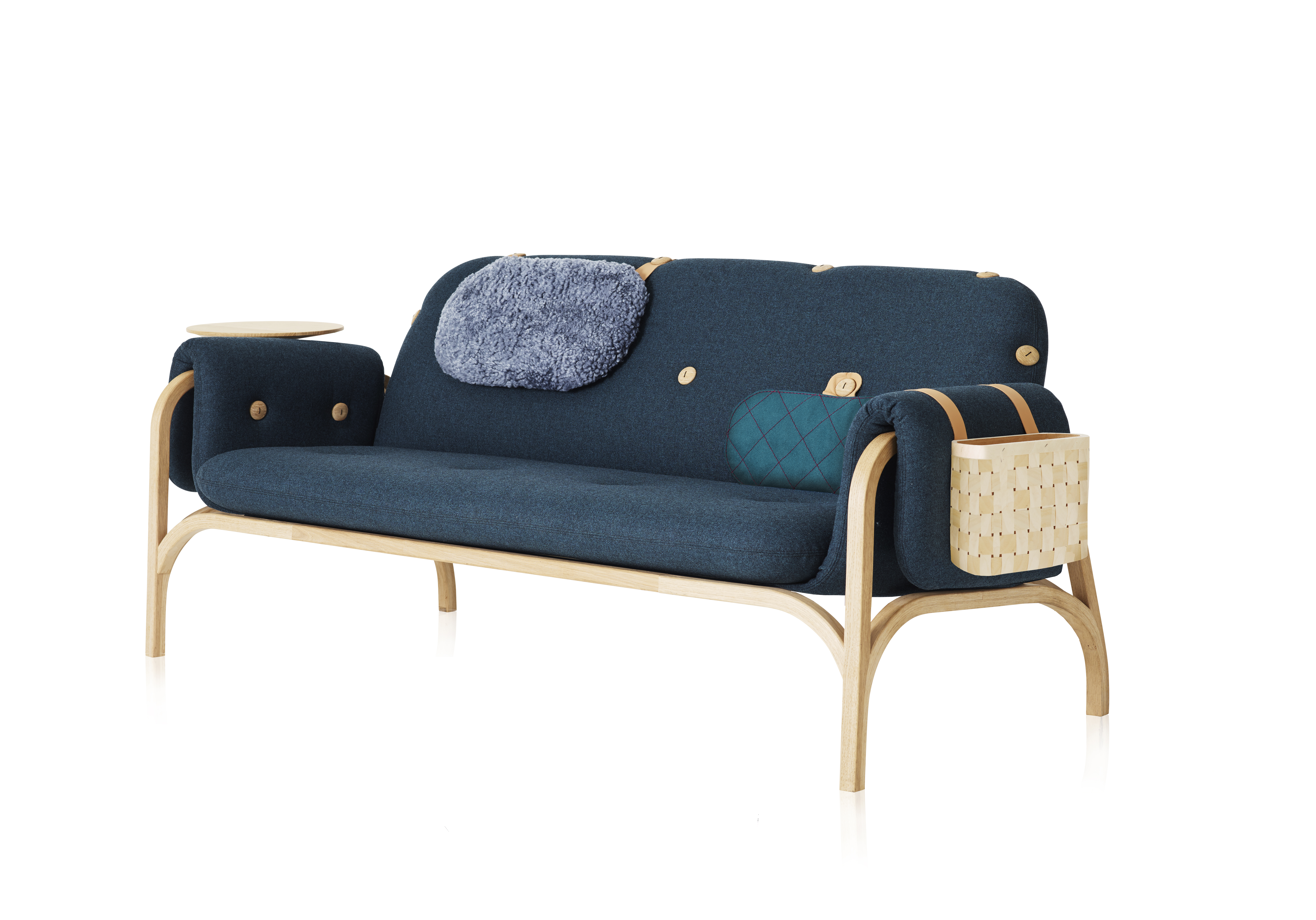 Button Sofa semi front