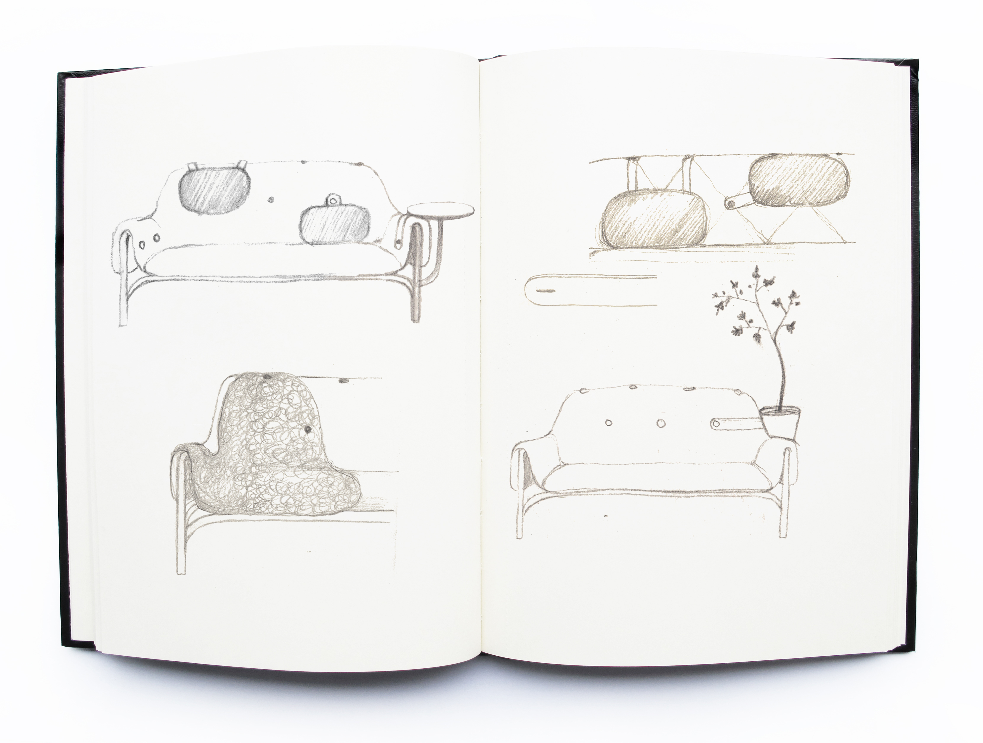 Button Sofa sketch book